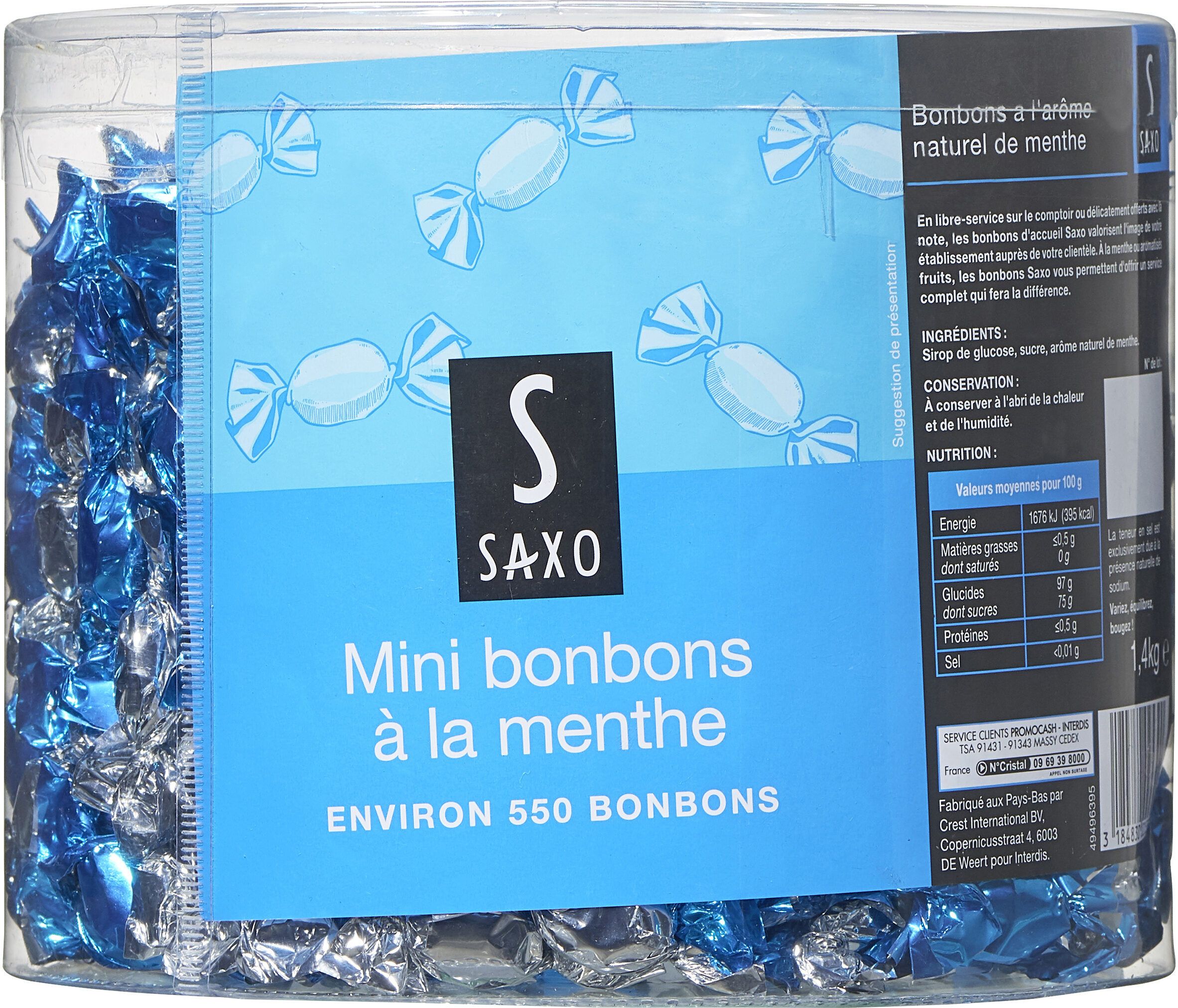 Menthes dures Saxo 1,4 kg