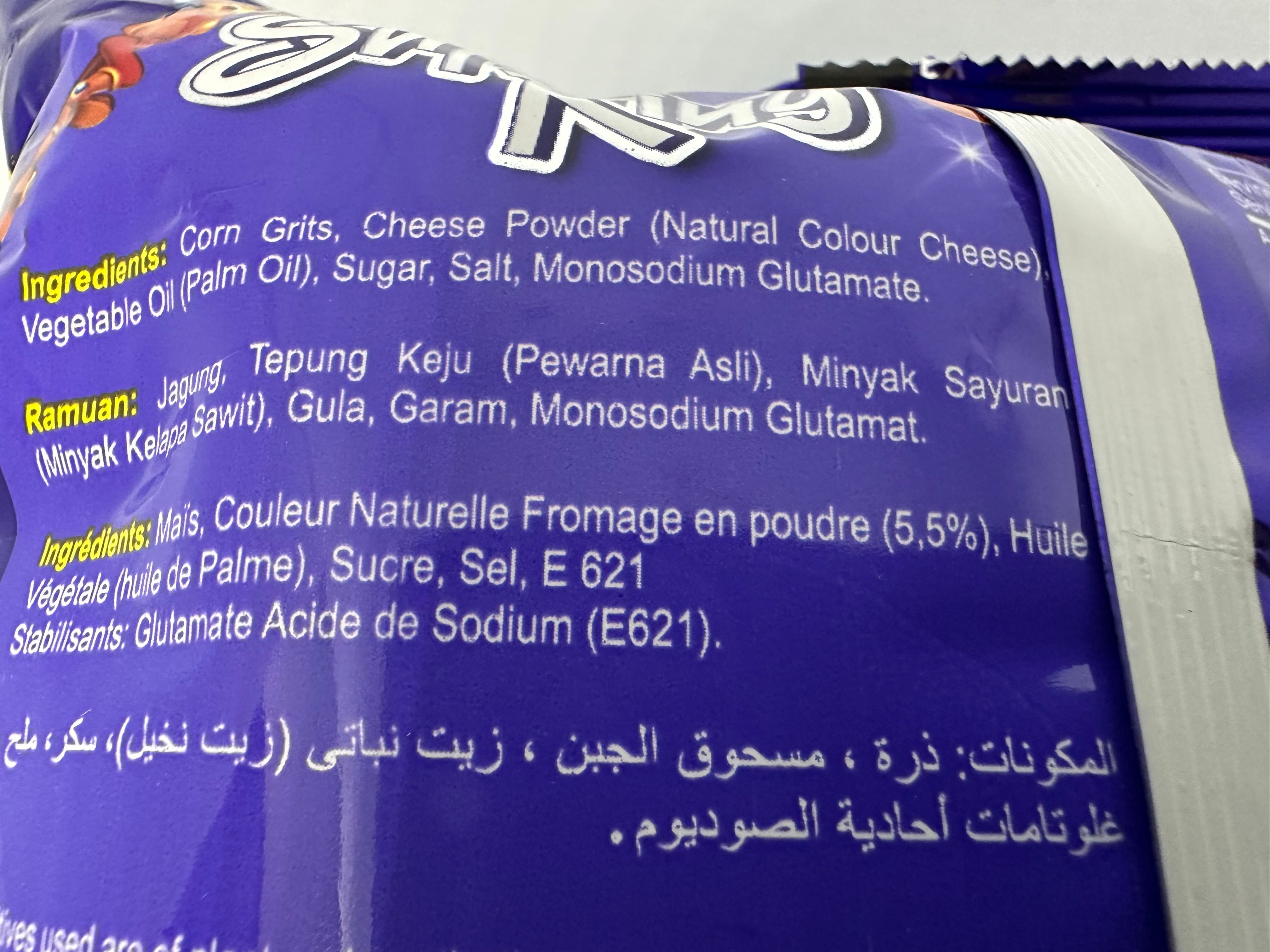 Chips Super ring saveur fromage