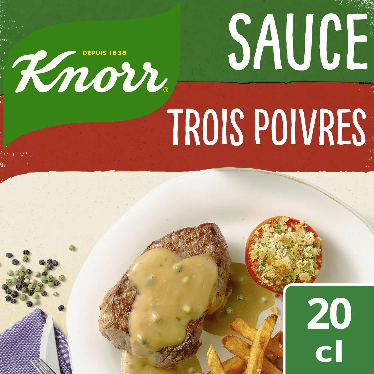 Sauce Déshydratée aux Trois Poivres KNORR