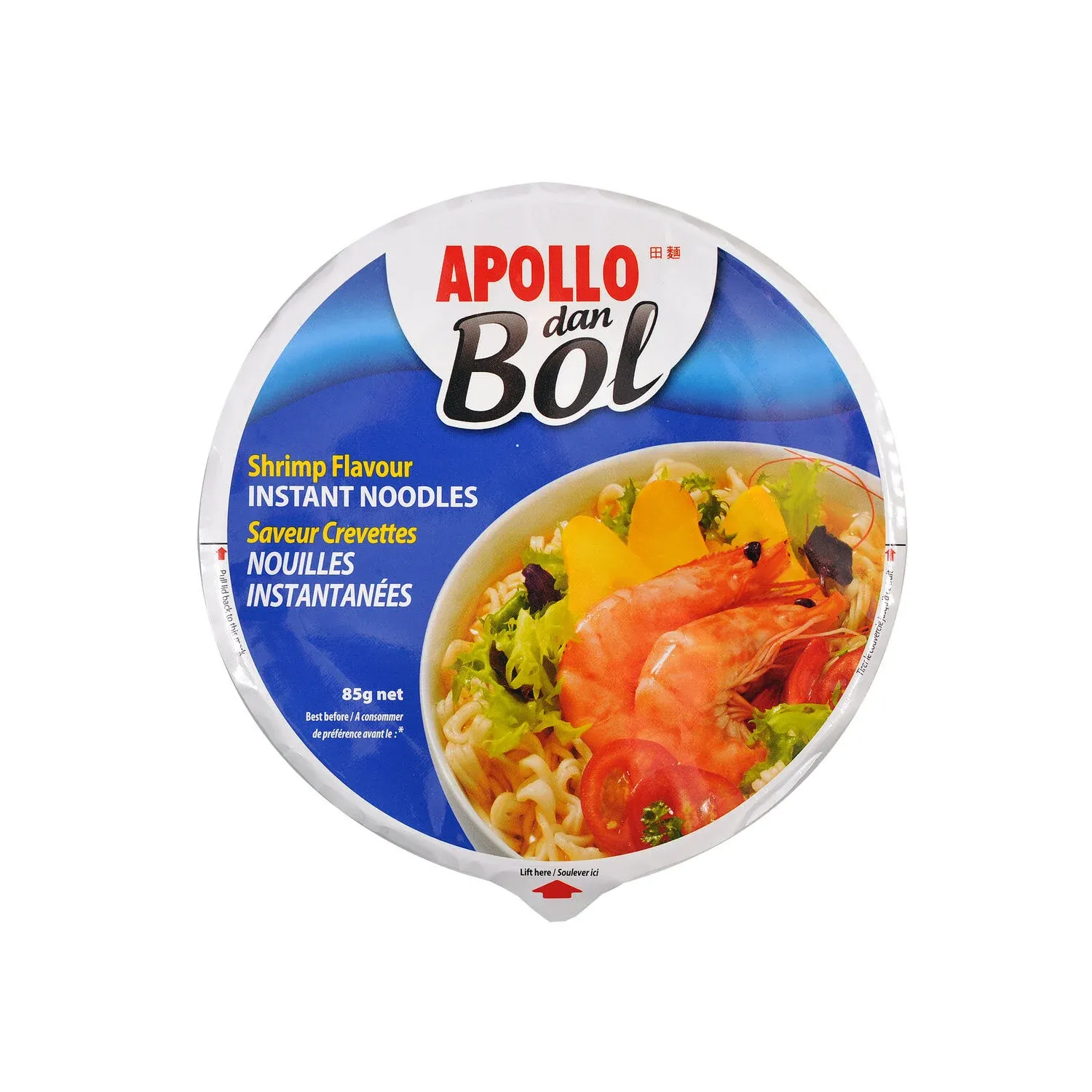 Nouilles sab bol saveur crevettes Ile Maurice APOLLO