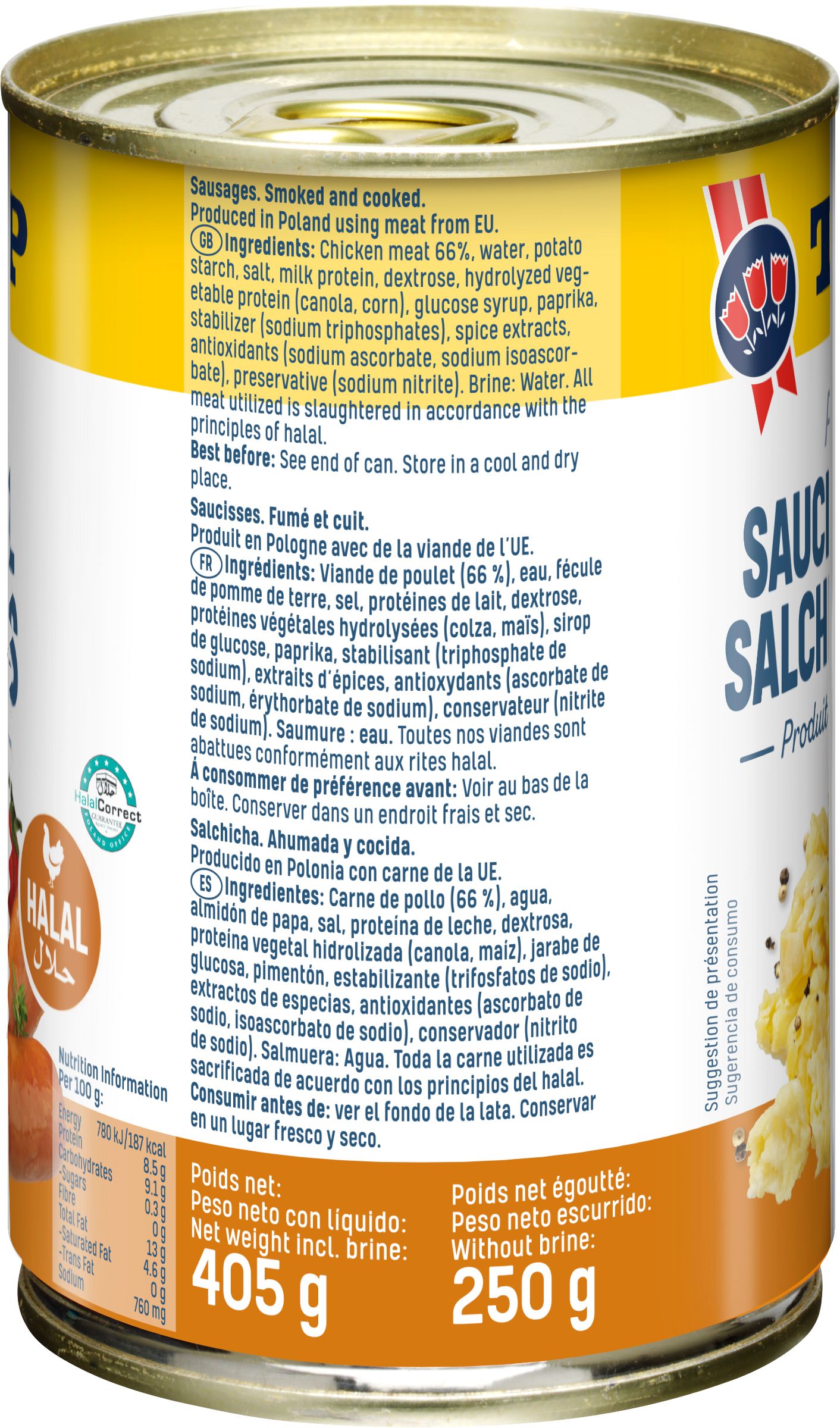 Chicken Cocktailsausage 24/250g