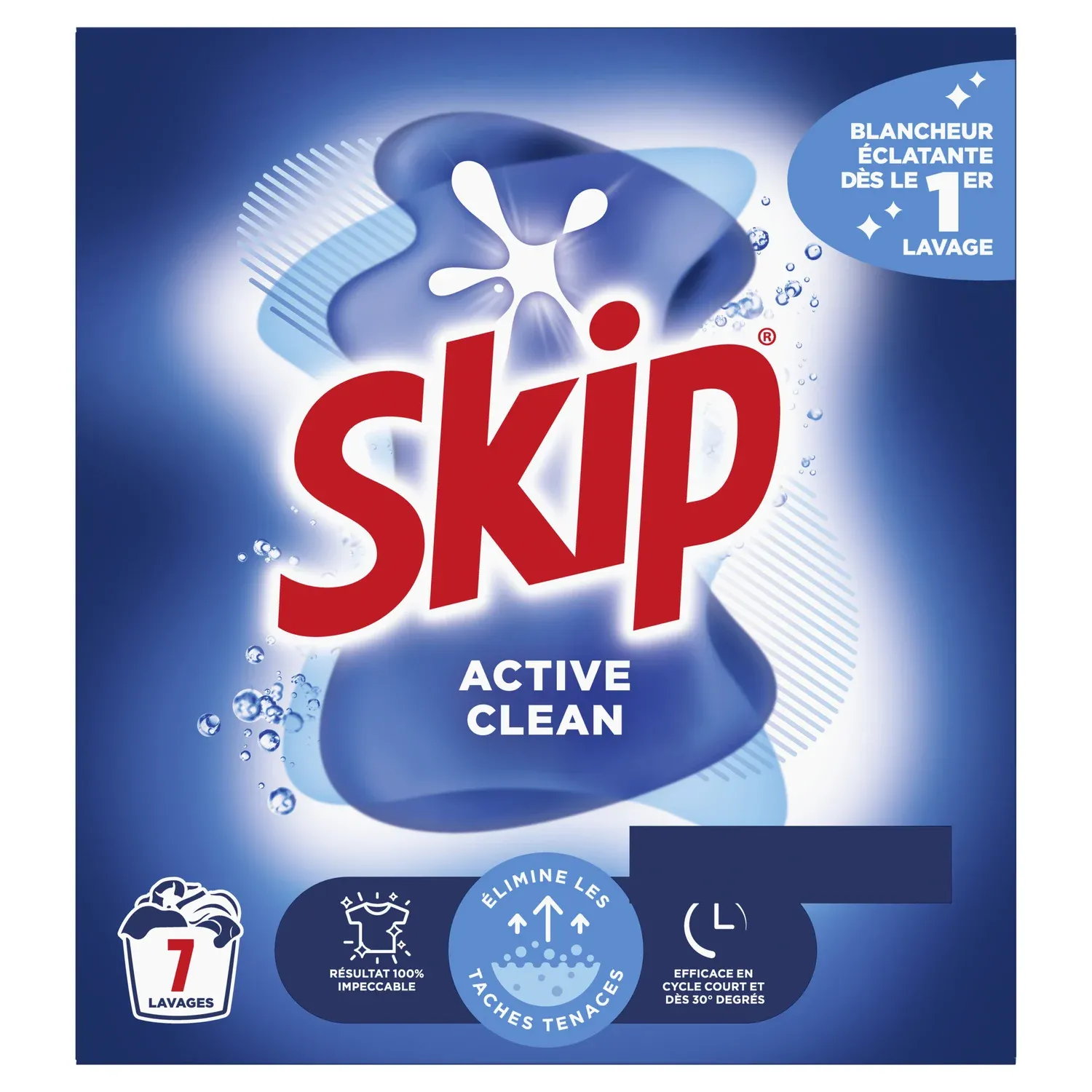 Lessive en poudre Active Clean SKIP