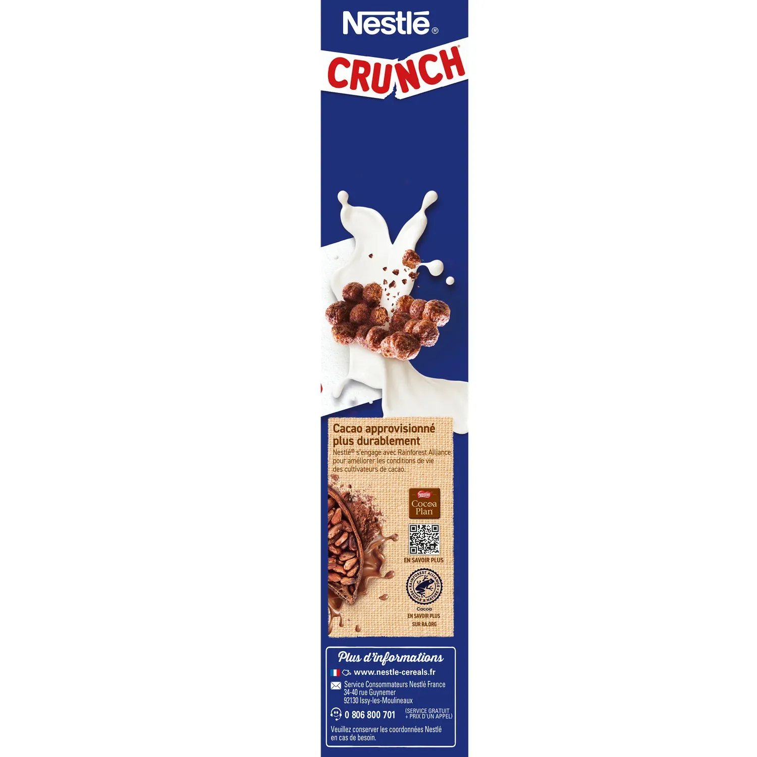 Céréales Crunch Chocolat NESTLE