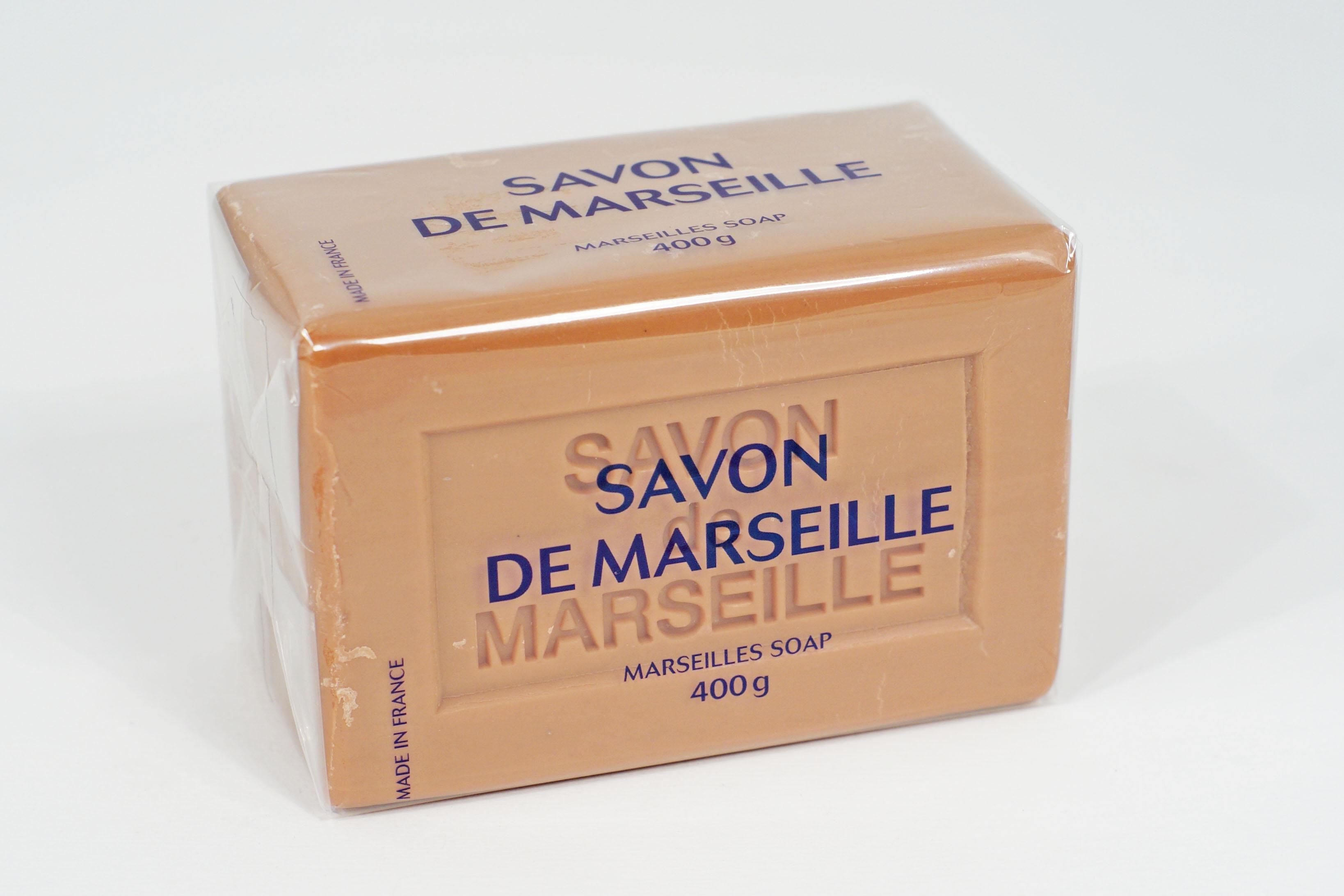SAVON MARSEILLE MARRON 400G**
