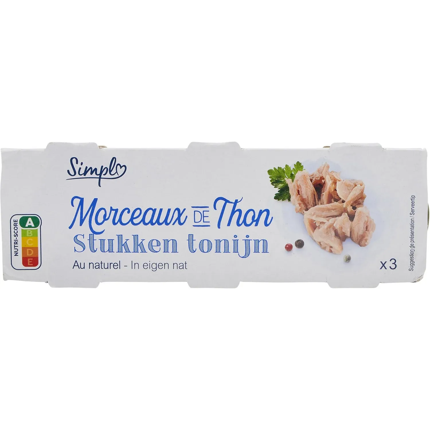 Thon morceaux au naturel SIMPL