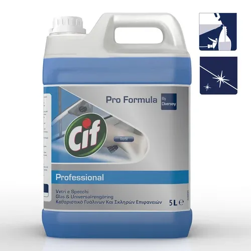 Cif Pro Formula 7517832 Nettoyant Pour Vitre Bidon 5000 Ml