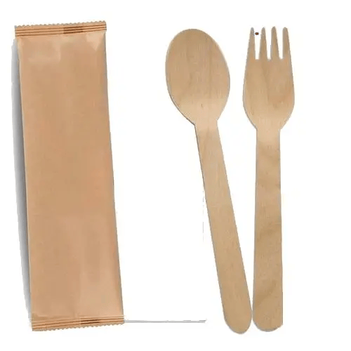 50 kits couverts 1 serviettes 1 fourchette 1 cuillère