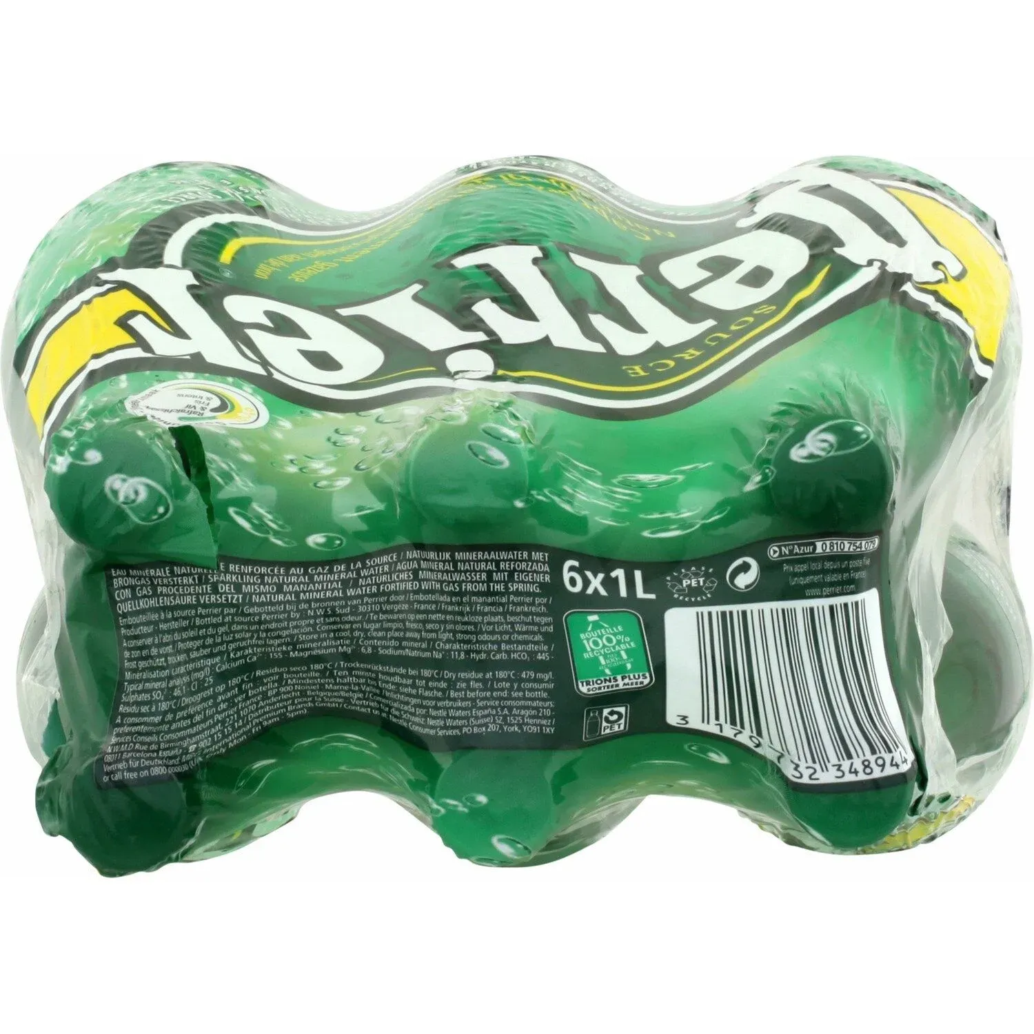 Eau Minérale Naturelle Gazeuse PERRIER