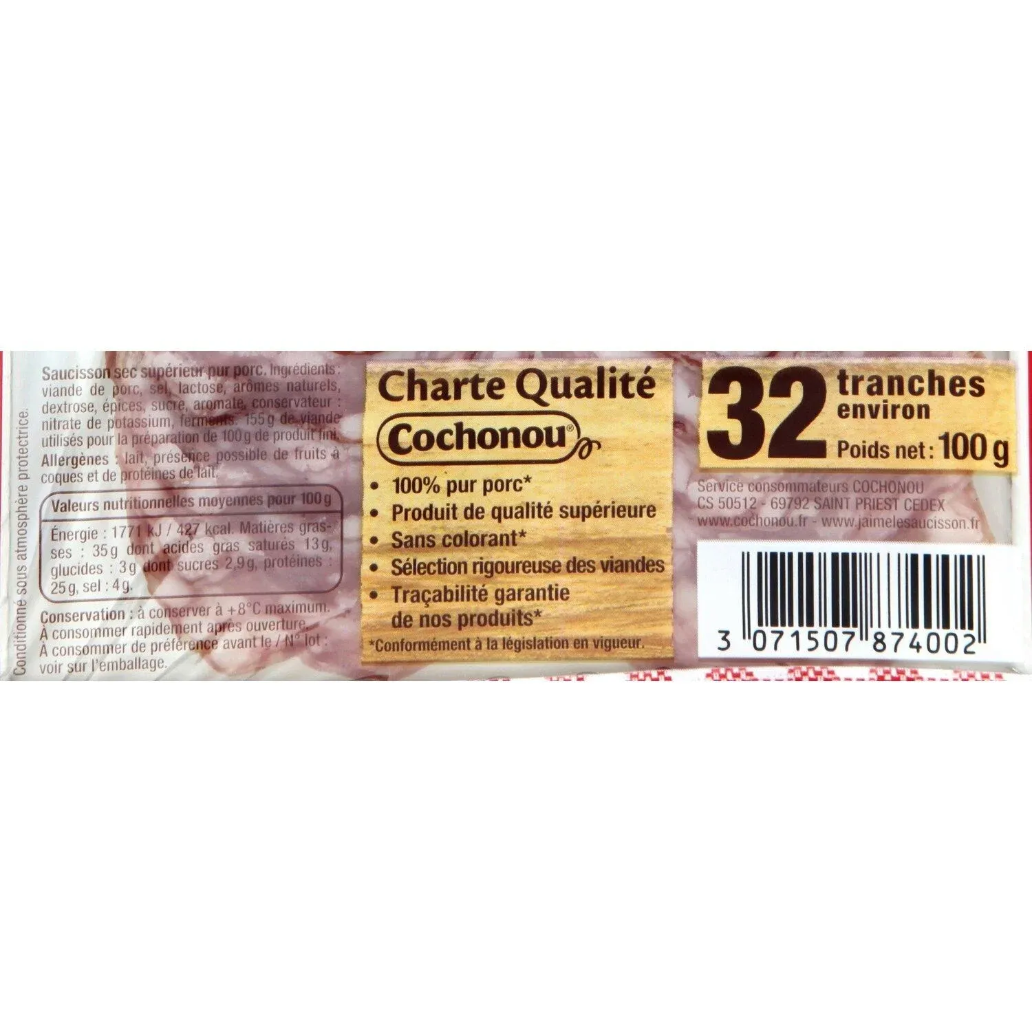 Saucisson sec COCHONOU