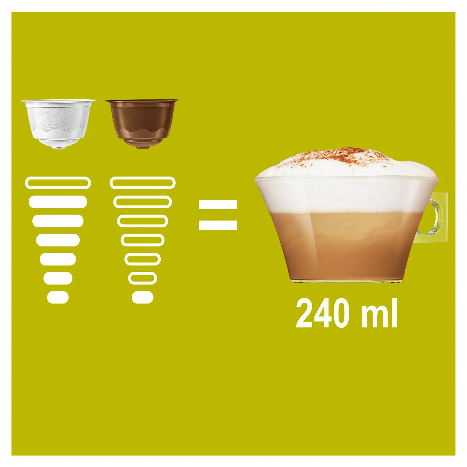 Café capsules Compatibles Dolce Gusto Cappuccino NESCAFE DOLCE GUSTO