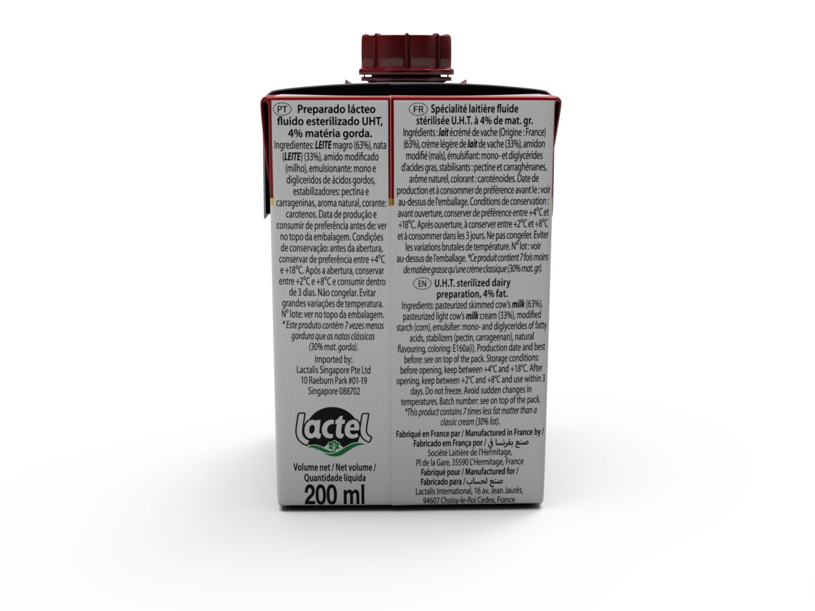 CREME LIGHT 4%MG 20CL PDT