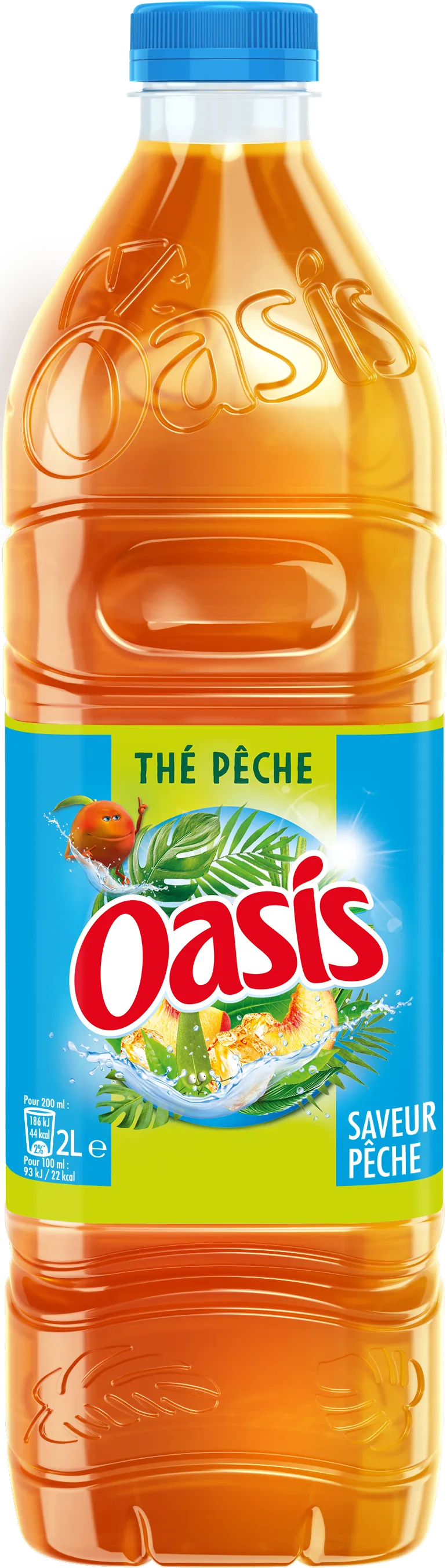 Product Image for OASIS PET 2L TEA PECHE