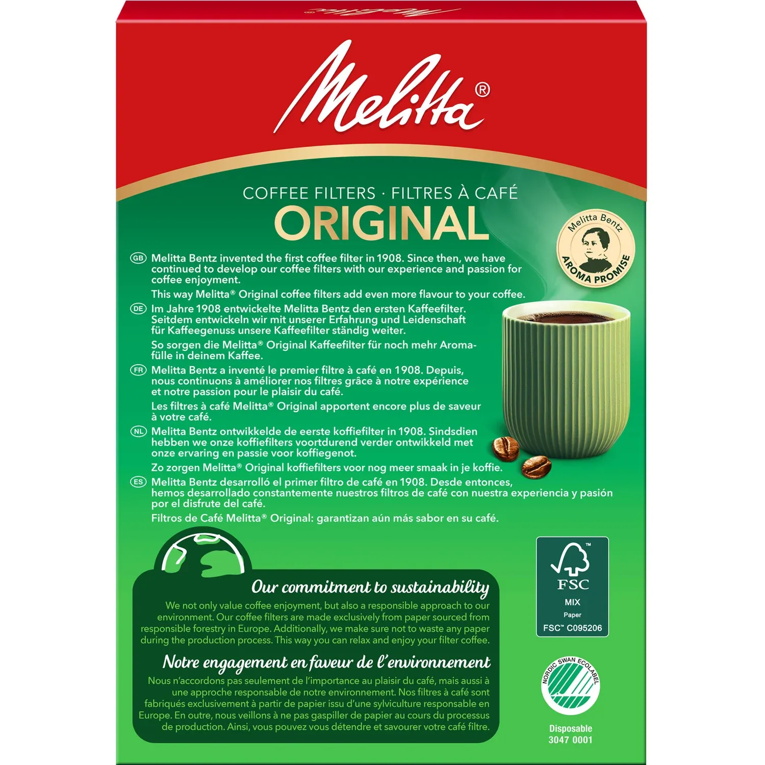 Filtre à café brun/102 MELITTA