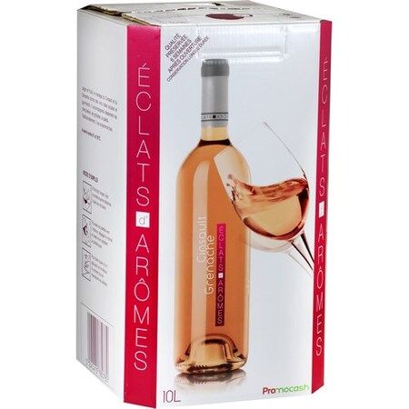 Vin Rpsé IGP Pays d'Oc Cinsault 10L
