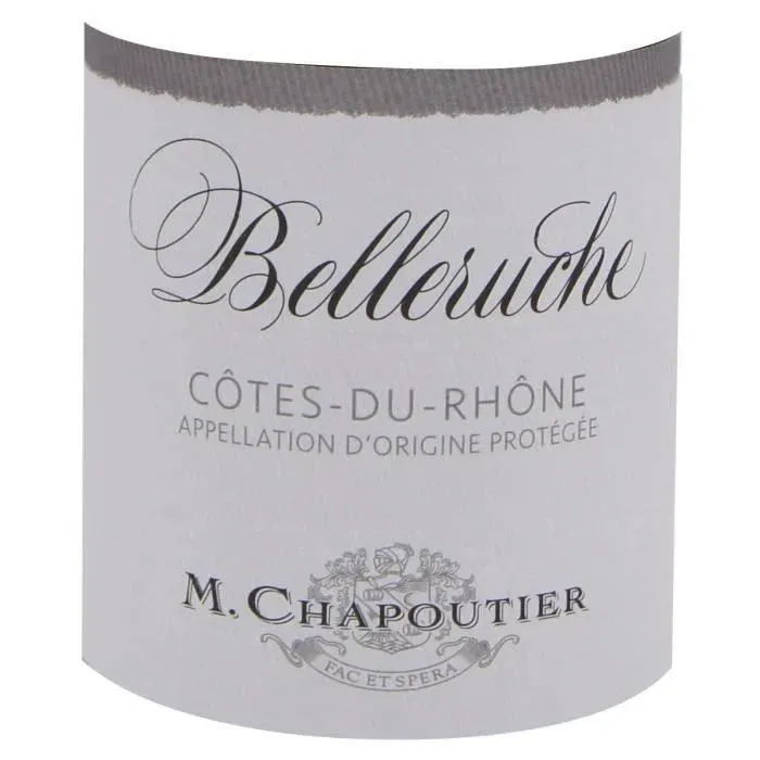 Maison Chapoutier Cuvée Belleruche 2023 Côtes-du-rhône - Vin Rouge De La Vallée Du Rhône