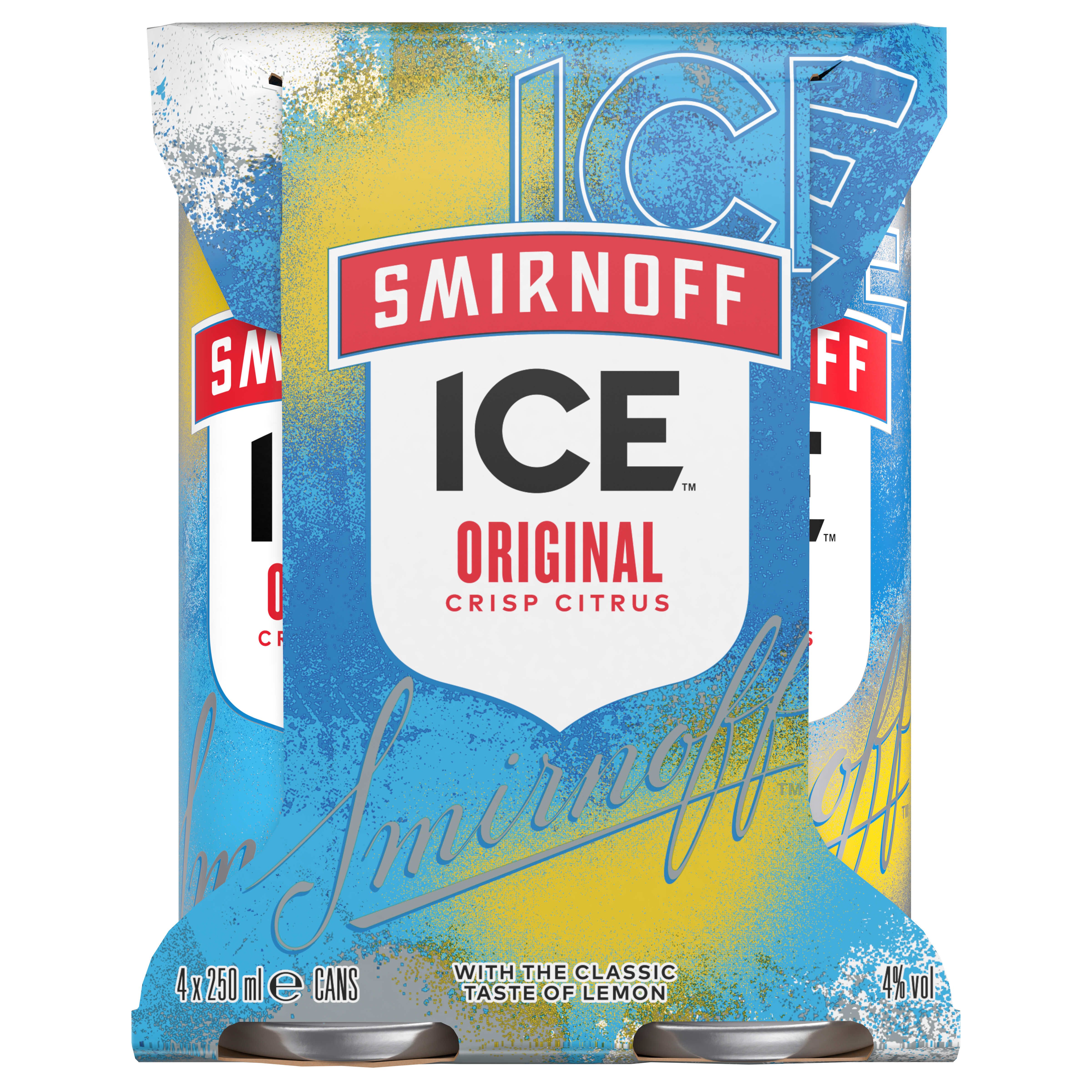 SMIRNOFF ICE 4X25CL