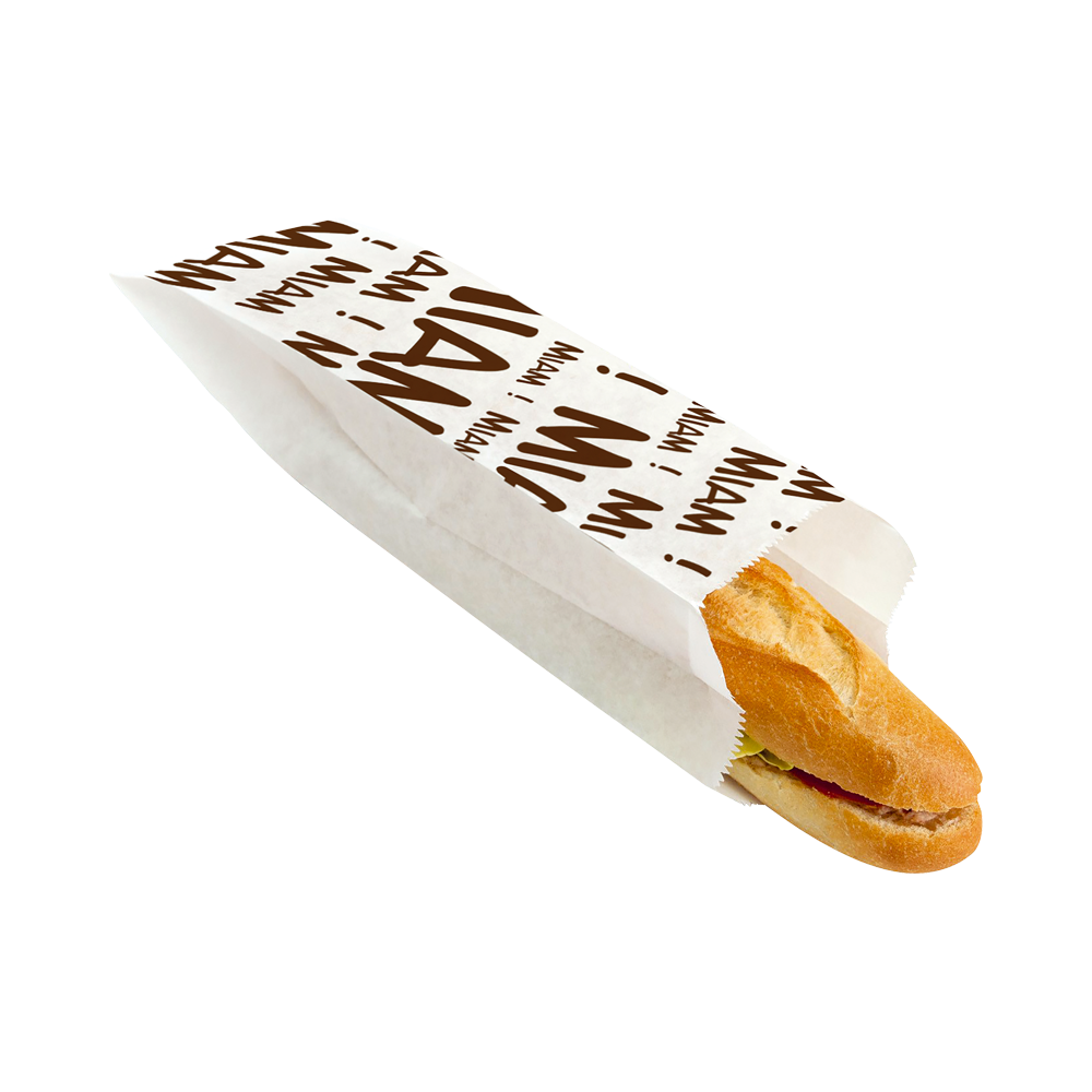 SAC SANDWICH KRAFT BLANC100+60X340MM - IMP. MIAM