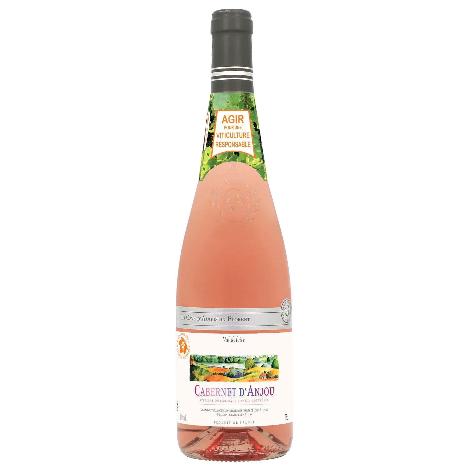 Vin Rosé A.O.P. Cabernet d'Anjou LA CAVE D'AUGUSTIN FLORENT