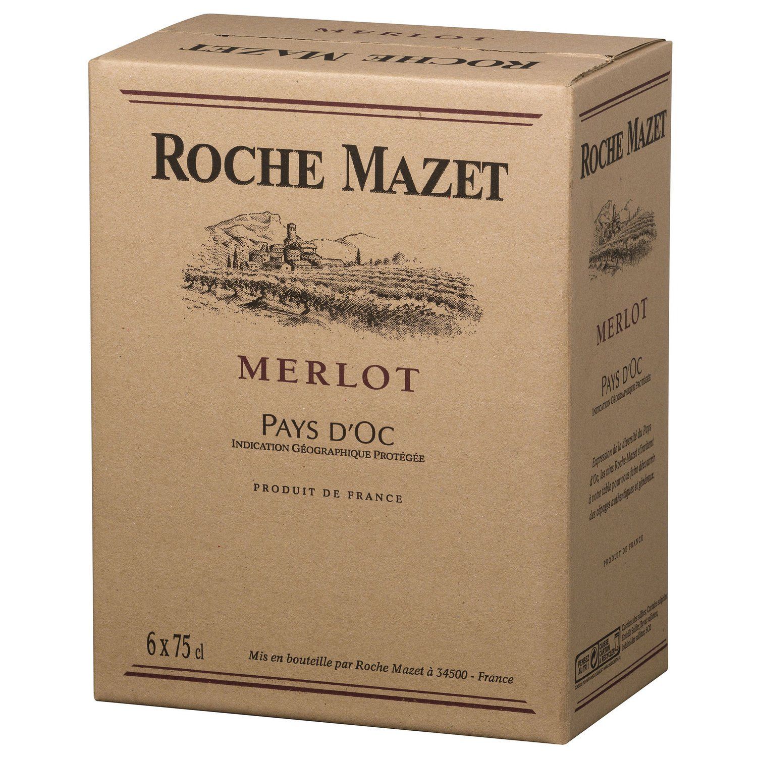 Vin Rouge I.G.P. Pays d'Oc Merlot ROCHE MAZET