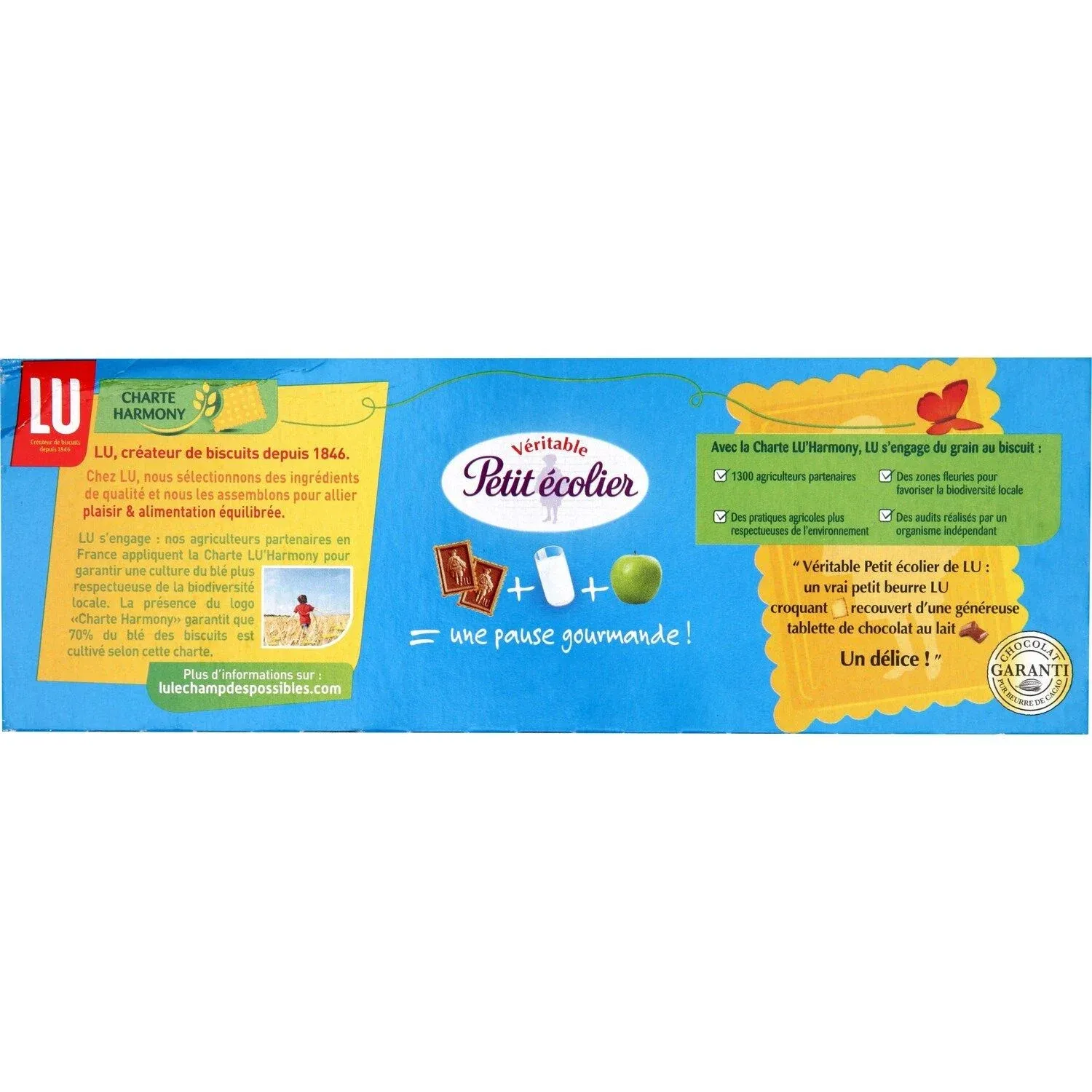 Biscuits chocolat au lait PETIT ECOLIER