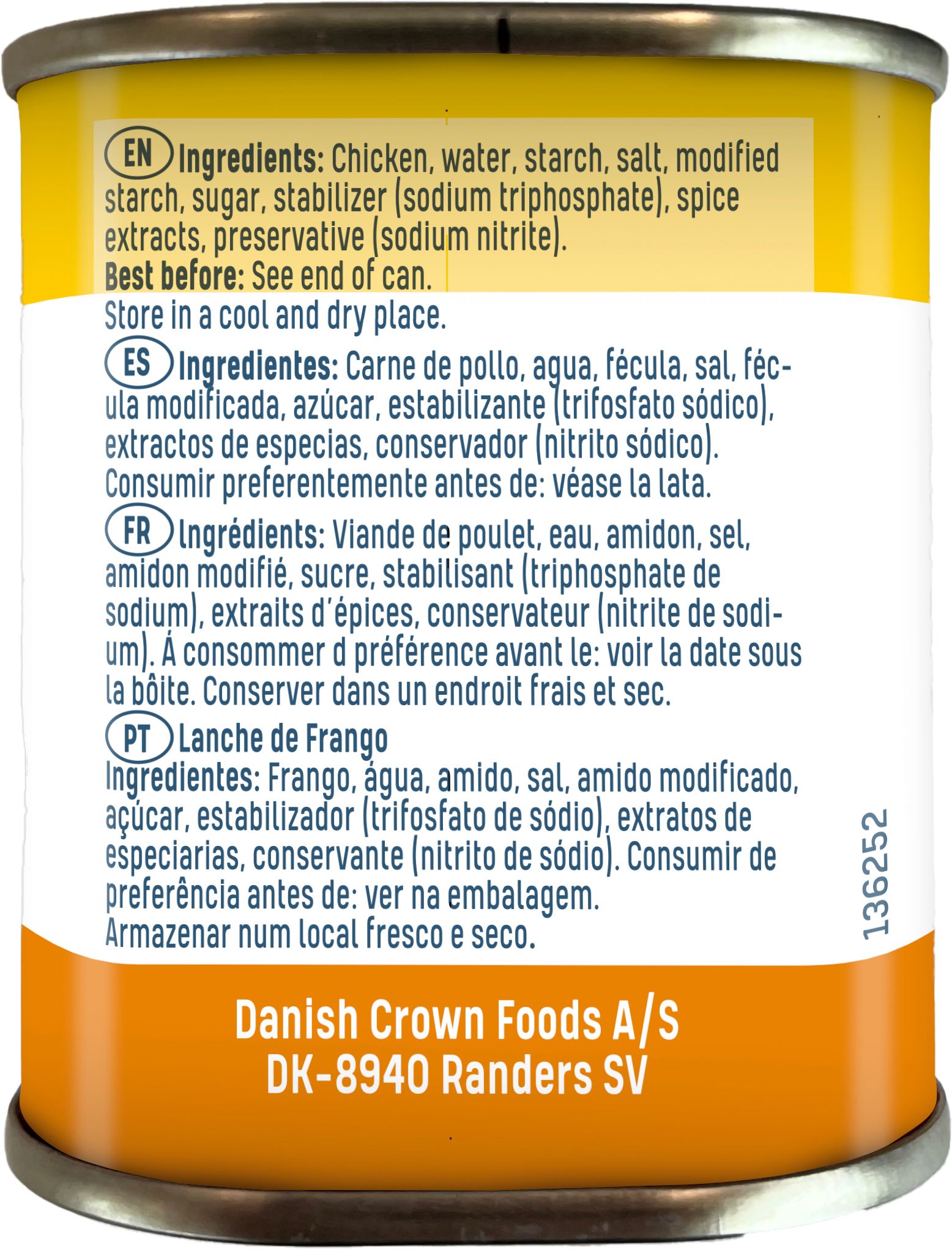 Chicken Luncheon Meat 48x200g