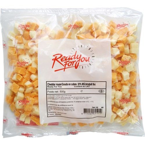 Cubes Cheddar Gouda 500G
