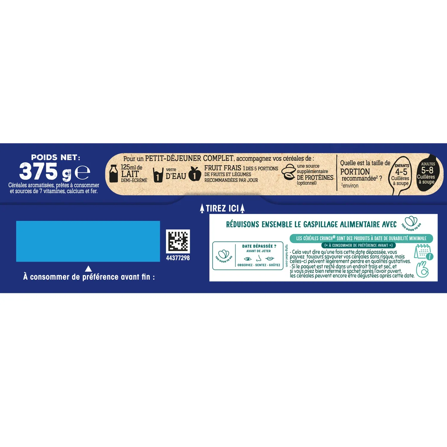 Céréales Crunch Chocolat NESTLE