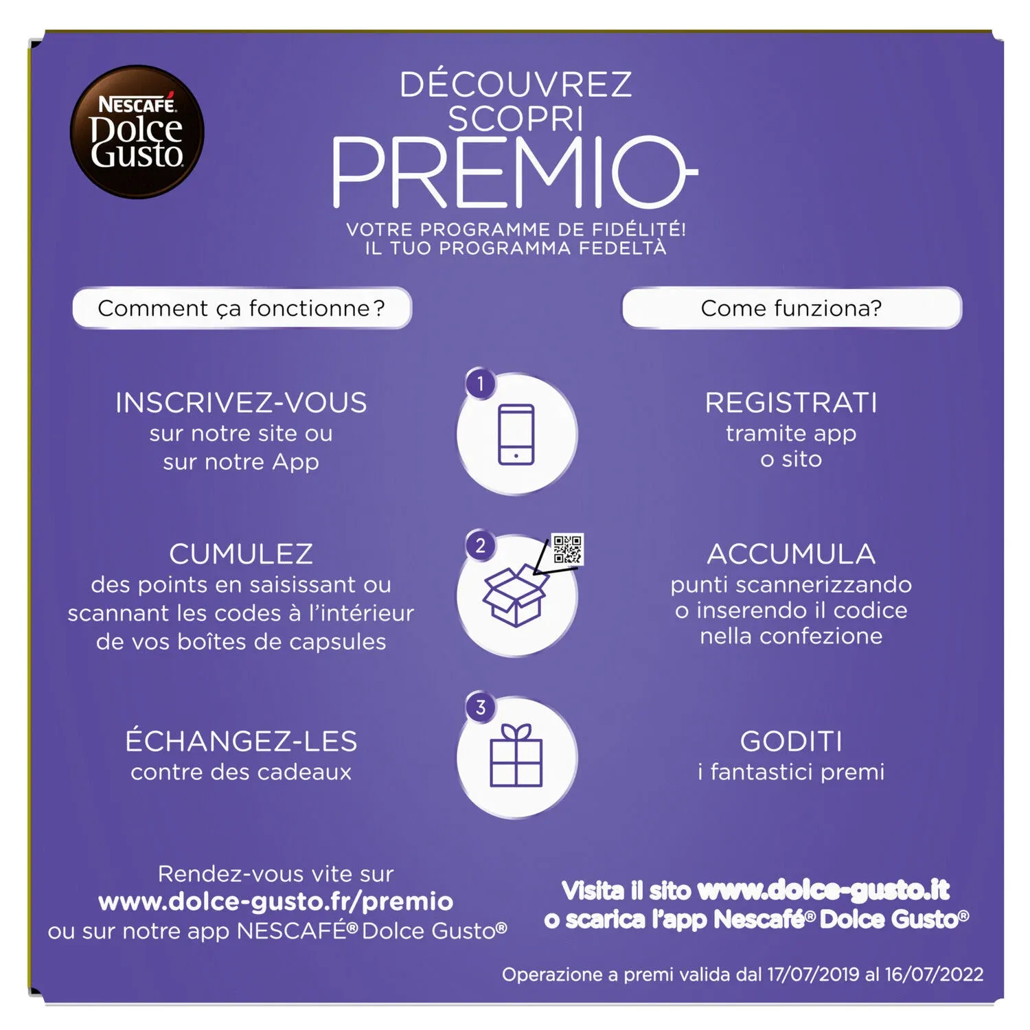 Café capsules Compatibles Dolce Gusto Cappuccino NESCAFE DOLCE GUSTO
