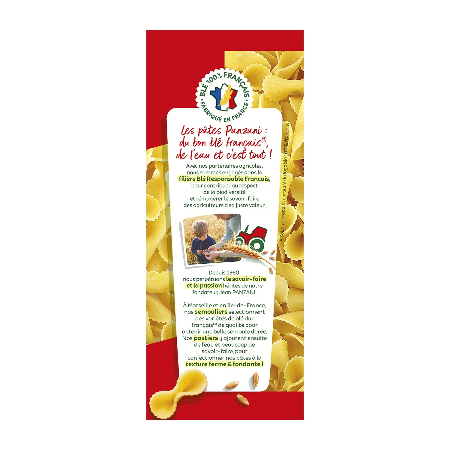 Pâtes gansettes PANZANI