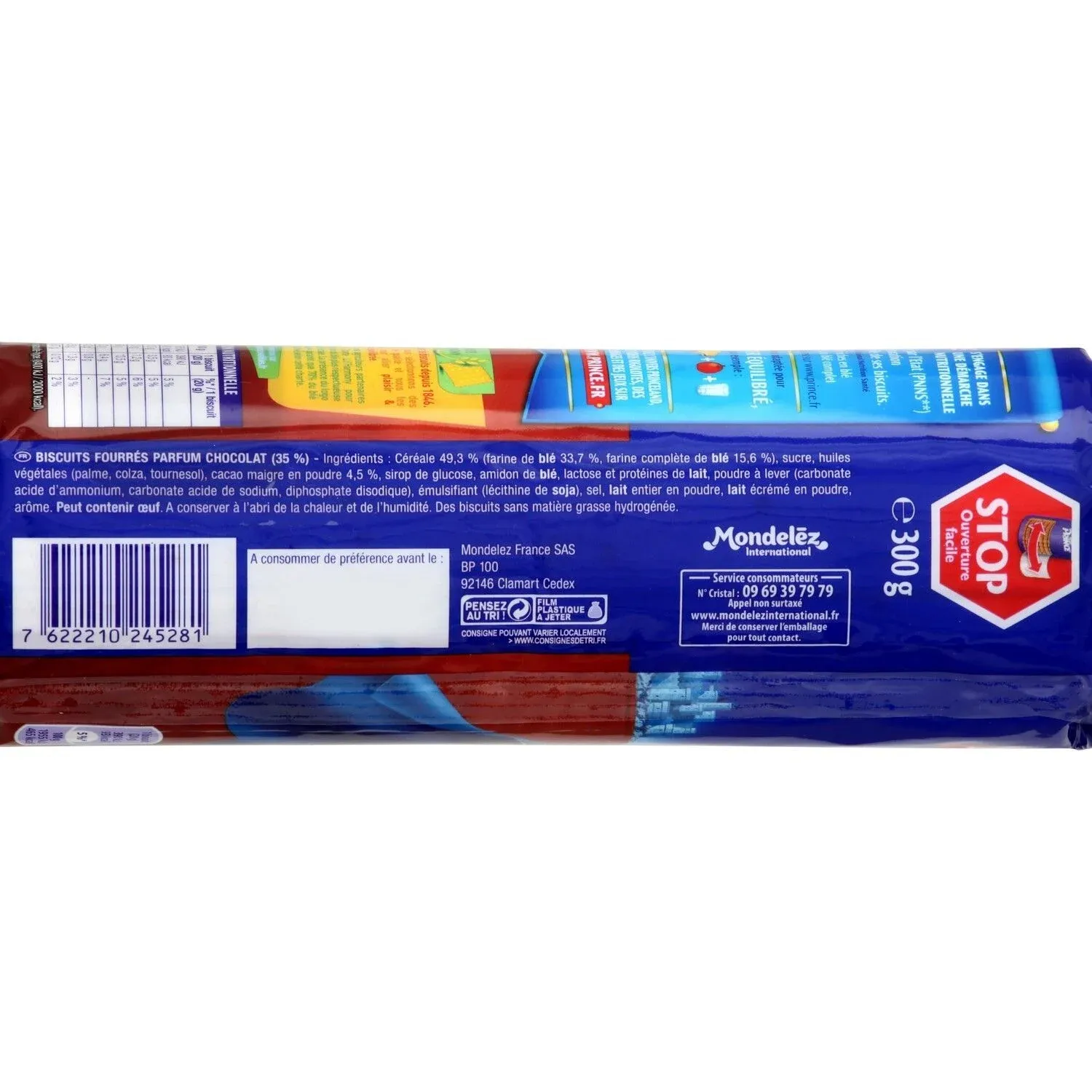 Biscuits goût chocolat PRINCE