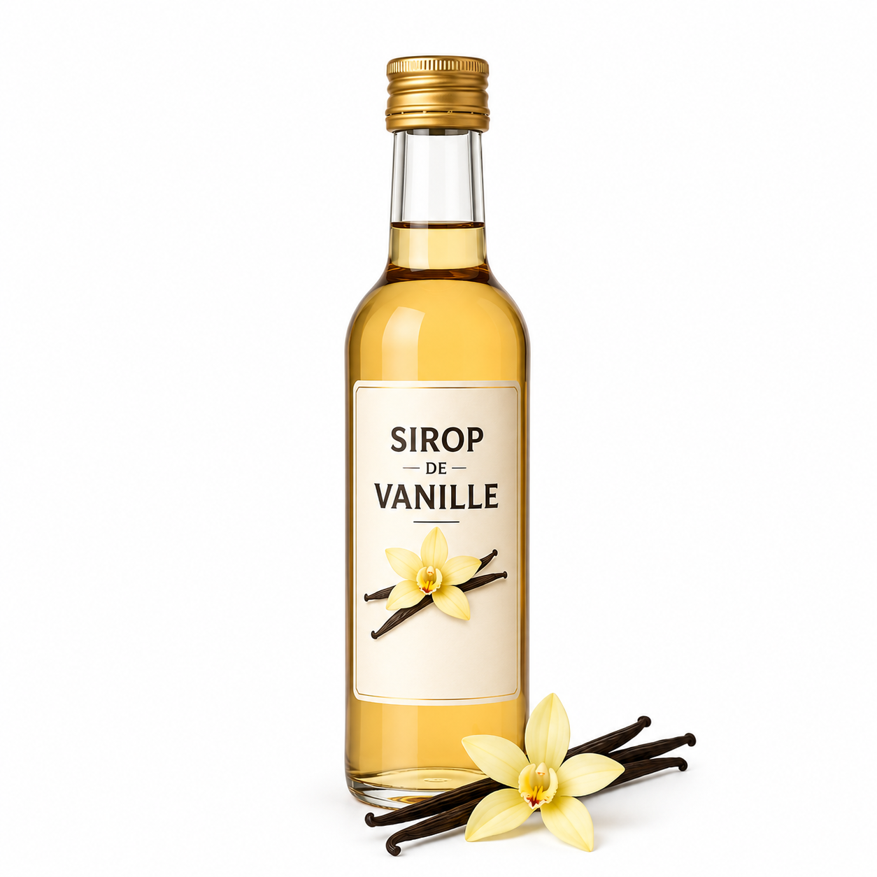 1 cl de sirop de vanille 