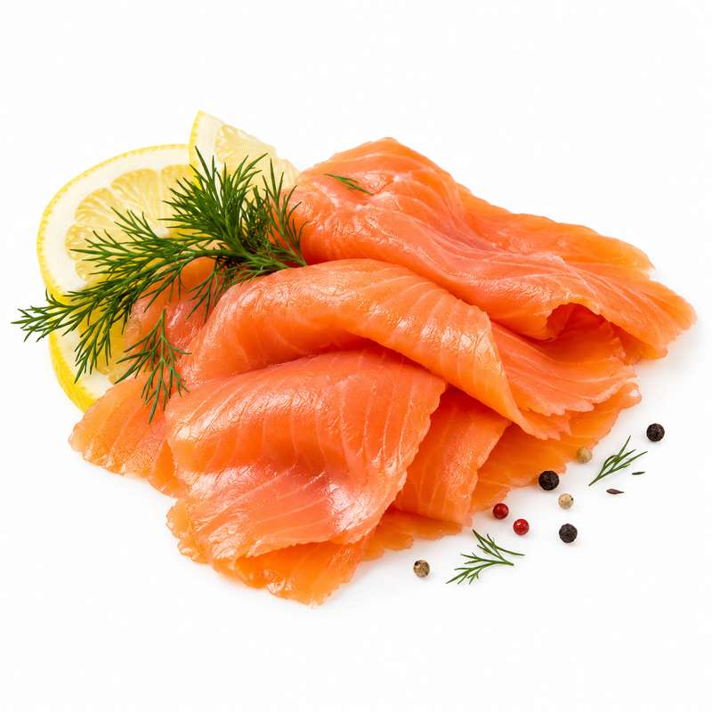 200 g de saumon fumé